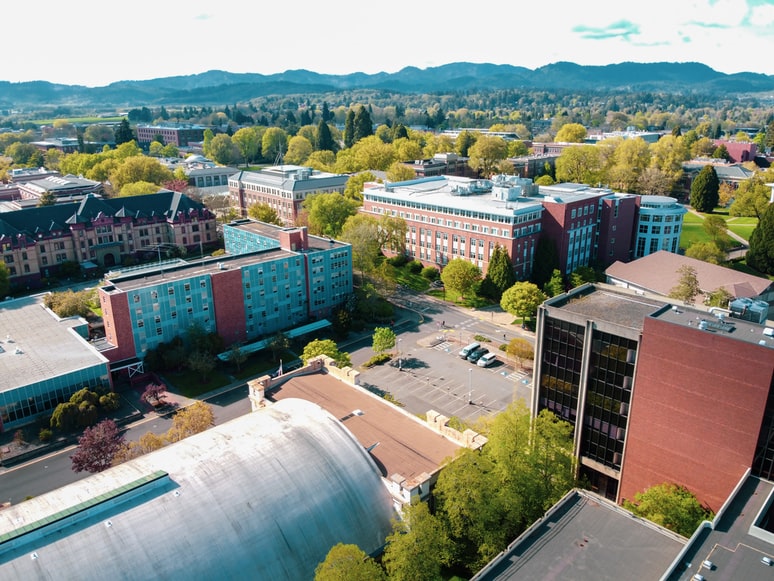 Oregon State university arial view - Unsplash