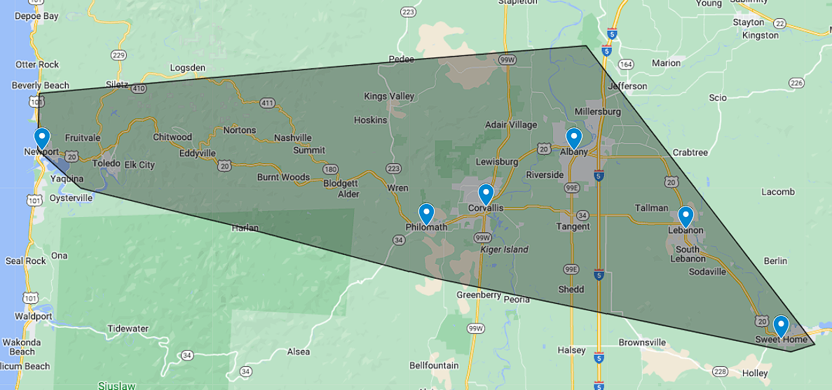 Corvallis Custom Kitche & Baths Service Area Corvallis Custom Kitche & Baths Service Area